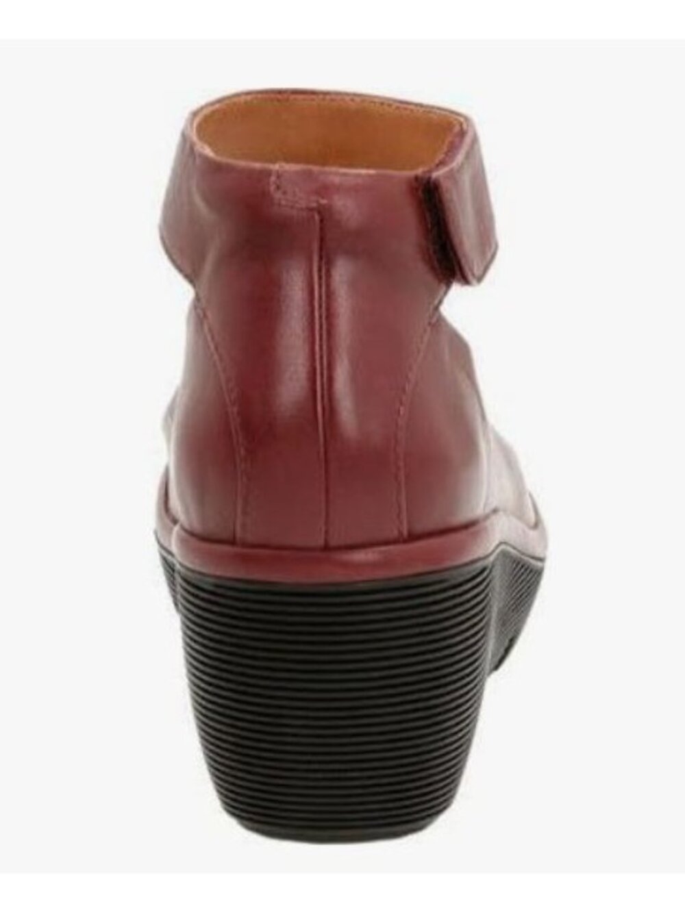 Clarks Women's Burgundy Clarene Tide Printed Wedge Heel Pump Shoes Size US 7.5 - Picture 7 of 16